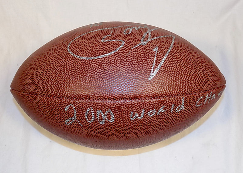 USED: Autographed Tony Siragusa NFL Football