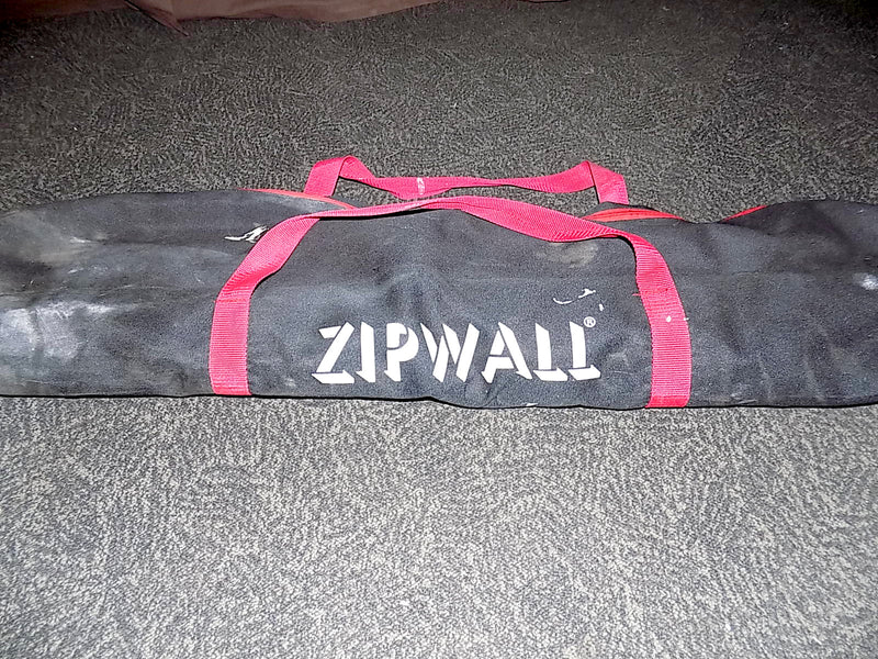 USED: ZipWall Dust Barrier System With 10 Spring Loaded Poles