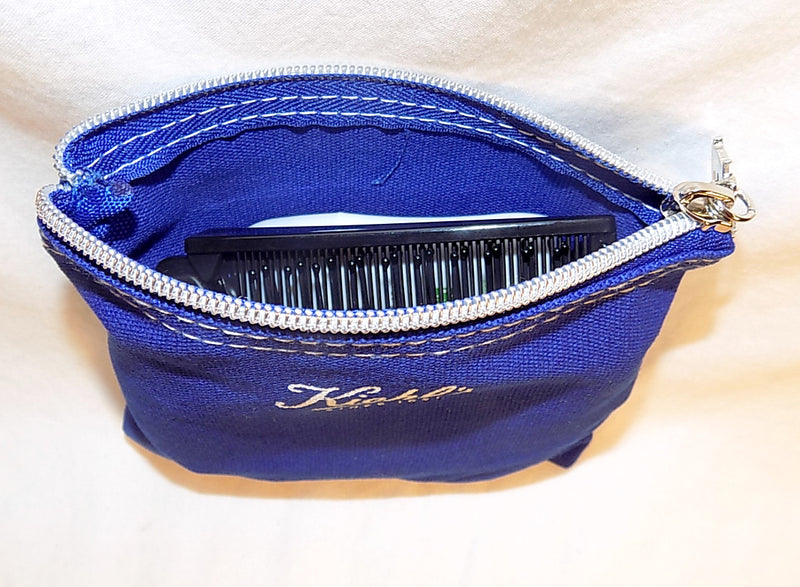 NEW: Kiehl’s Blue Zip Travel Bag Filled With Toiletries