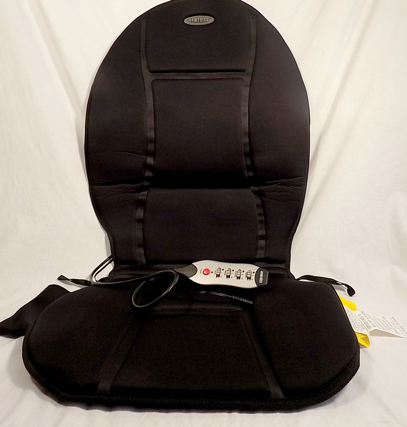 USED: HOMEDICS 10 MOTOR BACK MASSAGER w/HEAT, HOME AND AUTO ADAPTERS