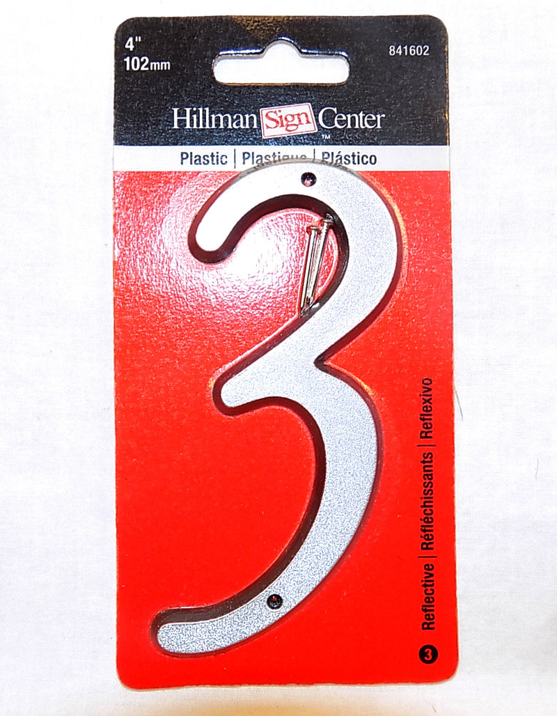 Hillman Sign Center Plastic Address Numbers