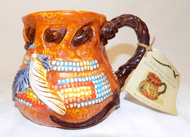 Vintage American Legacy Southwest Collection Bear Fetish Mug New W/Tag