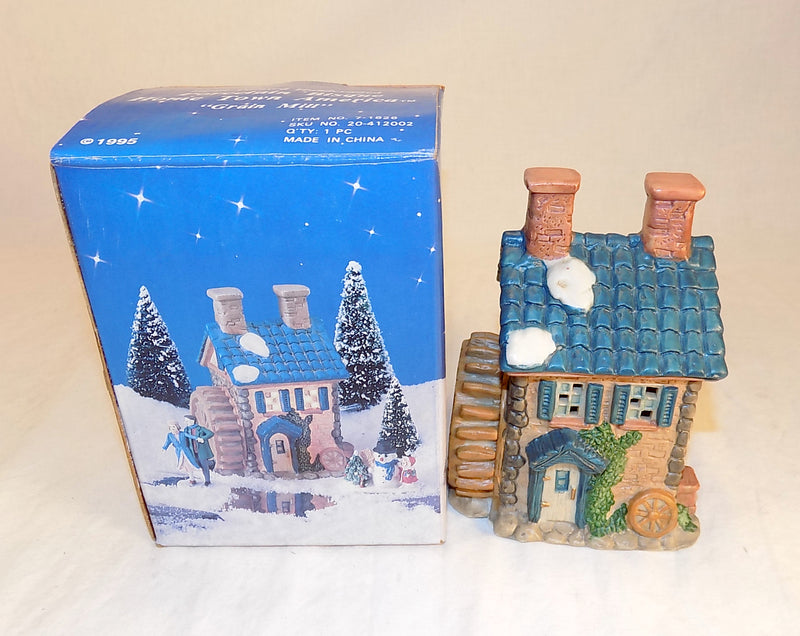 Christmas Village Home Town America Collection LOT of 7 Porcelain pcs. 1995