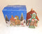 Christmas Village Home Town America Collection LOT of 7 Porcelain pcs. 1995