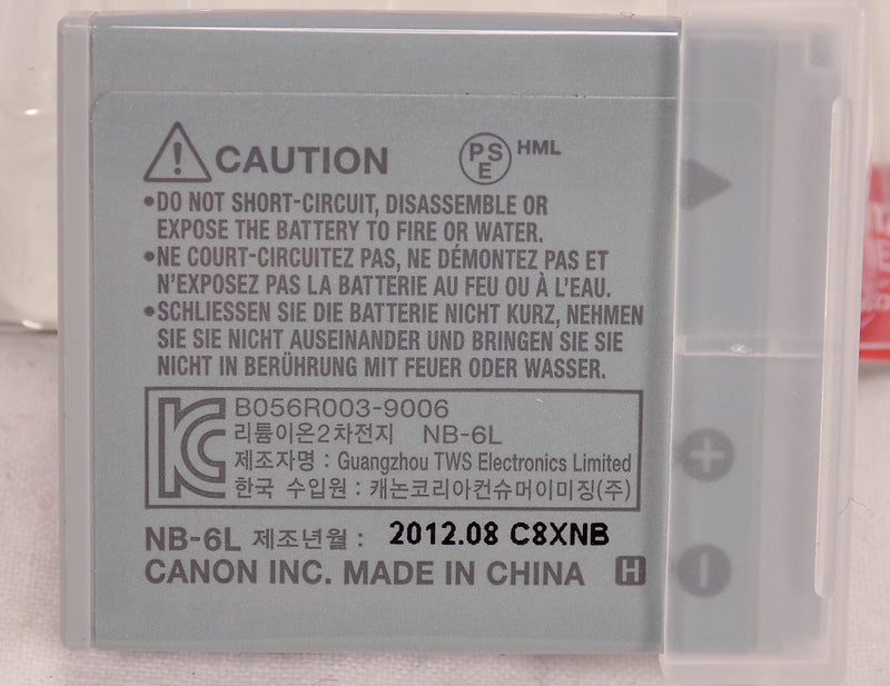 Canon NB-6L Battery Pack 3.7V 1000mAh