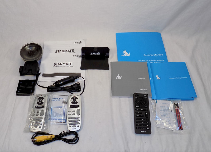 Sirius Satellite Radio Parts Remotes & Mounts