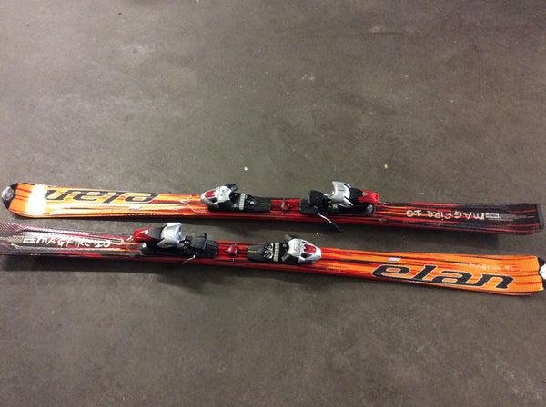 Elan Magfire 10 Fusion Skis in SporTube with Scott Ski Poles