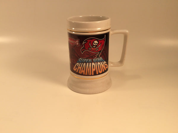 Super Bowl XXXVII Bucks beer stein