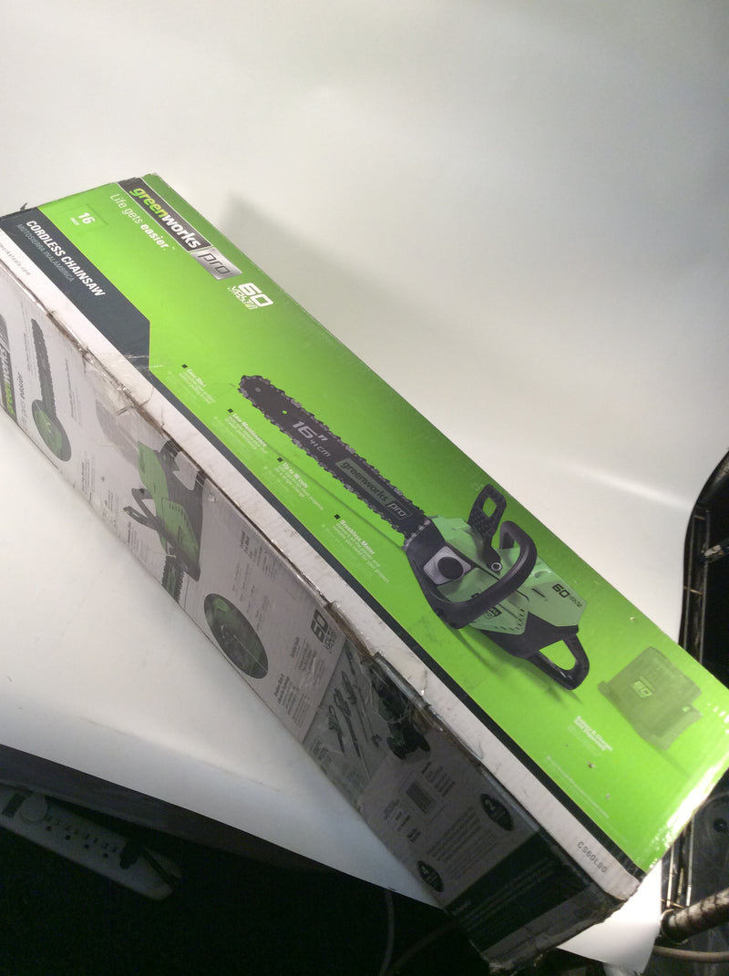 Greenworks pro cordless chainsaw