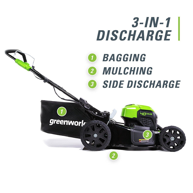 Greenworks 20-Inch 40V Brushless Cordless Lawn Mowe