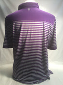 IZOD dry fit golf shirt men L stripes UPF 15