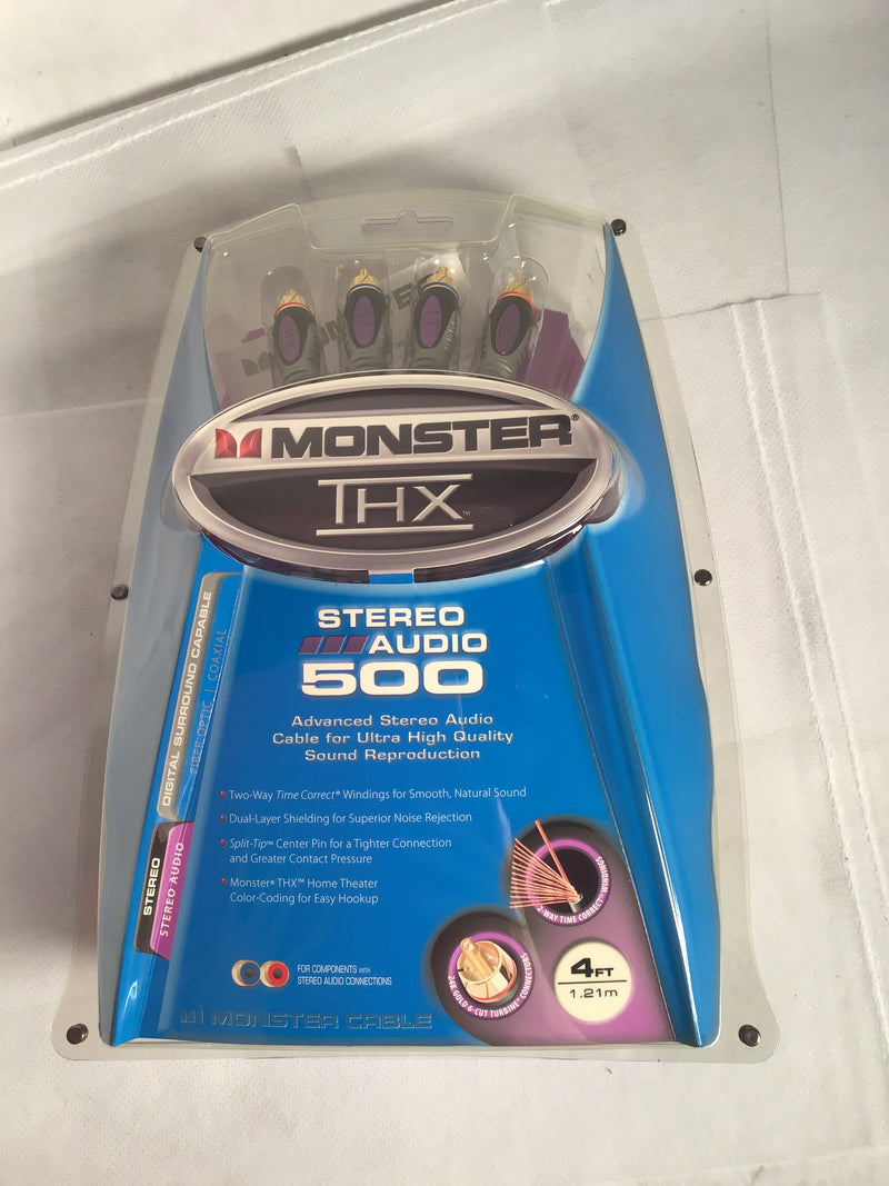 Monster THX 4ft Stereo Audio Cable 500