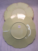 French Perle Melamine Plates W/ Kiwi Accent plates by Lenox Set Of 16