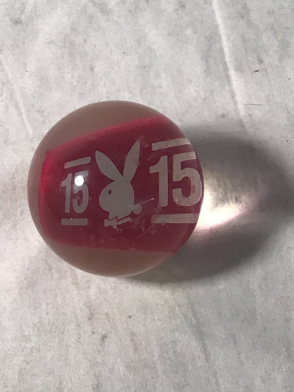 Collectible Playboy Pool Ball (#15)