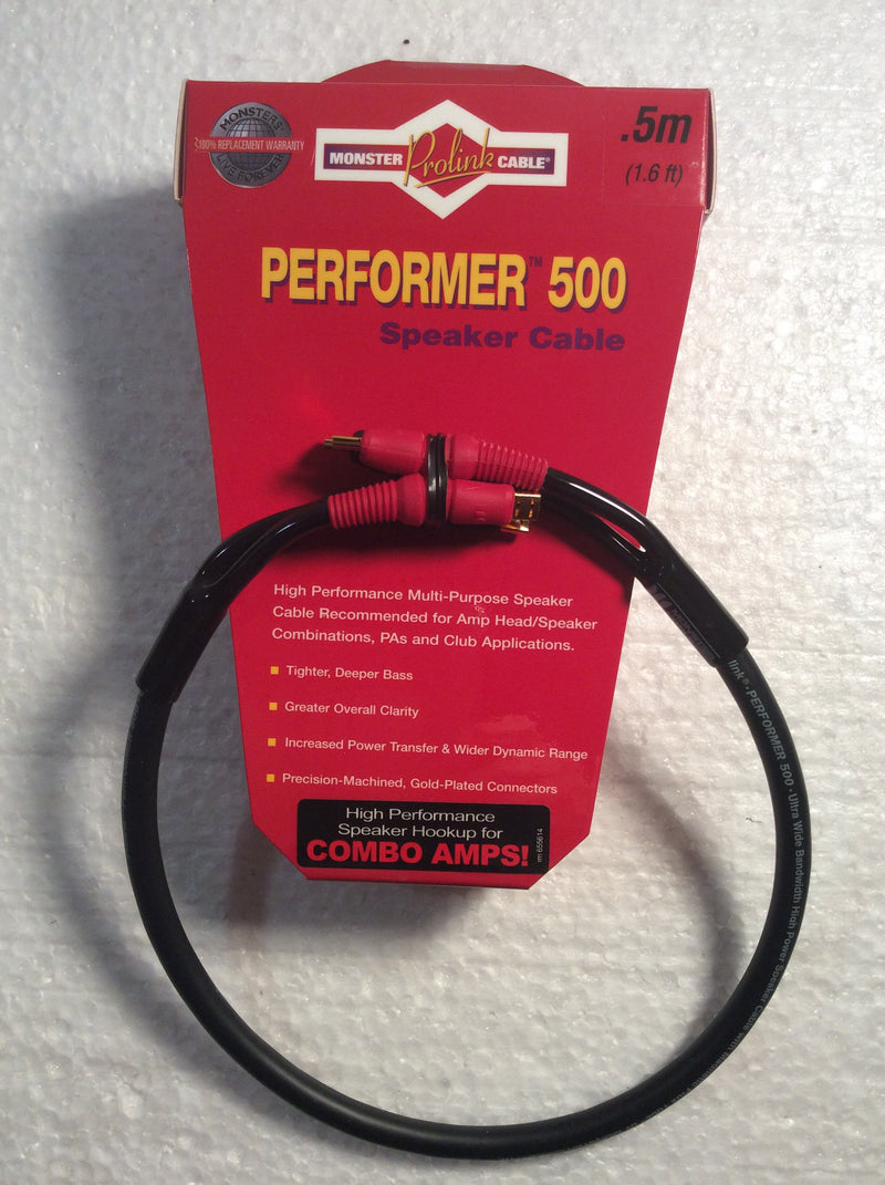 Monster performer 500 speaker 1.6ft cable