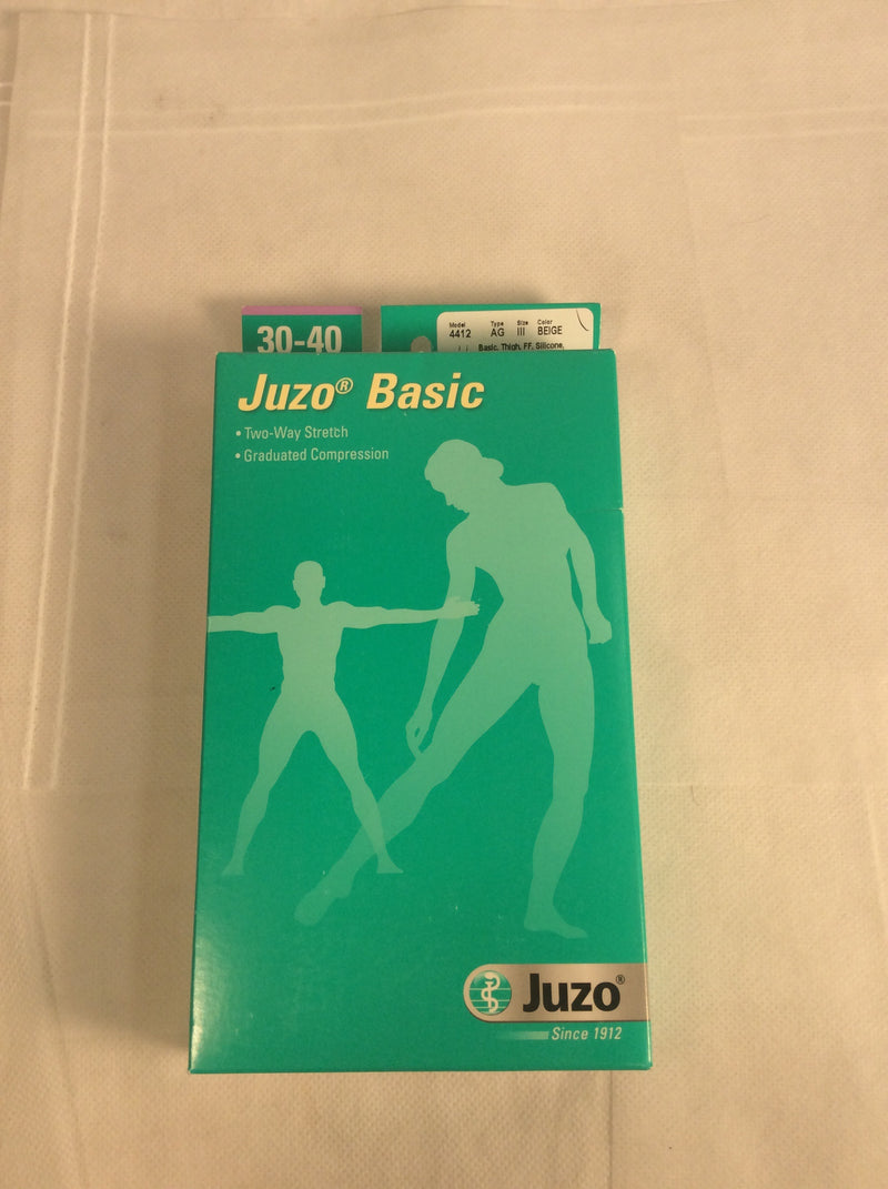 Juzo basic compression stockings thigh (size III) beige color