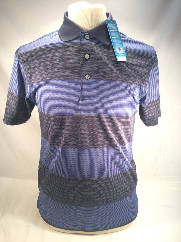 PGA TOUR dry fit golf shirt men’s S blue black