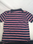 CHAPS cotton shirt youth boys L 14-16 blue white red stripes