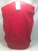 PGA TOUR cotton sweater vest men’s L red v-neck