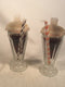 Root beer float/shake soda glass set (2)