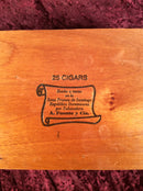 3 Wooden Collectible Cigar Cases (Empty)