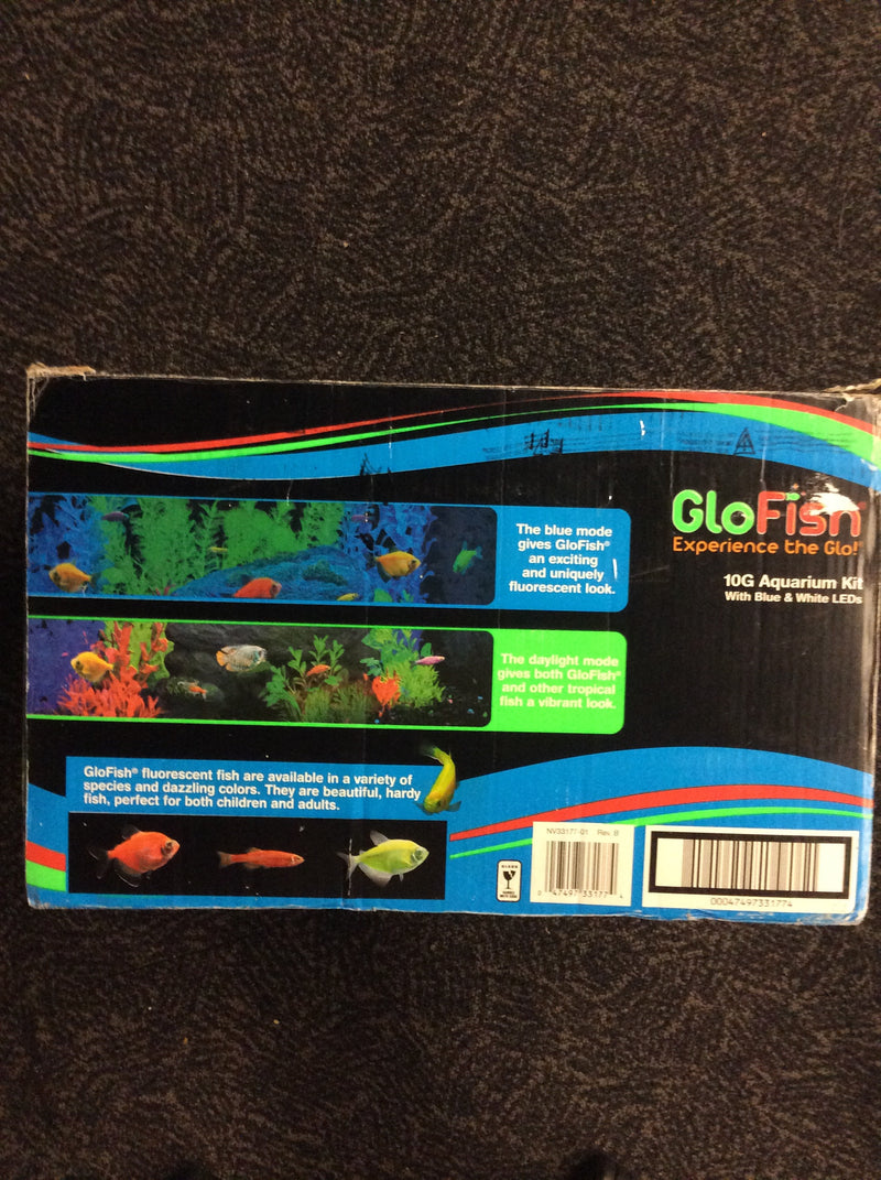 GloFish 10G Aquarium Kit - missing parts but tank and lid are in good condition