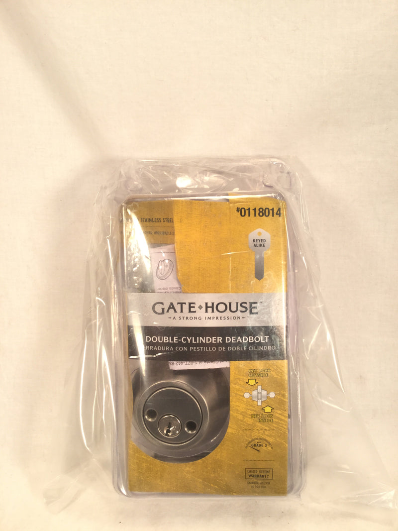 GateHouse Double Cylinder DeadBolt