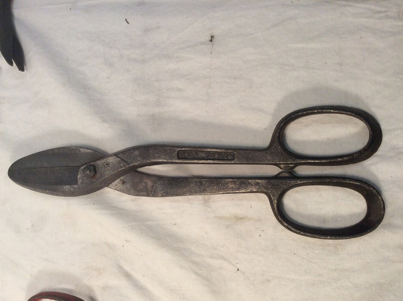 Wiss & crescent tool company forged steel snips/cutters & steel crowbar (sizes in description)