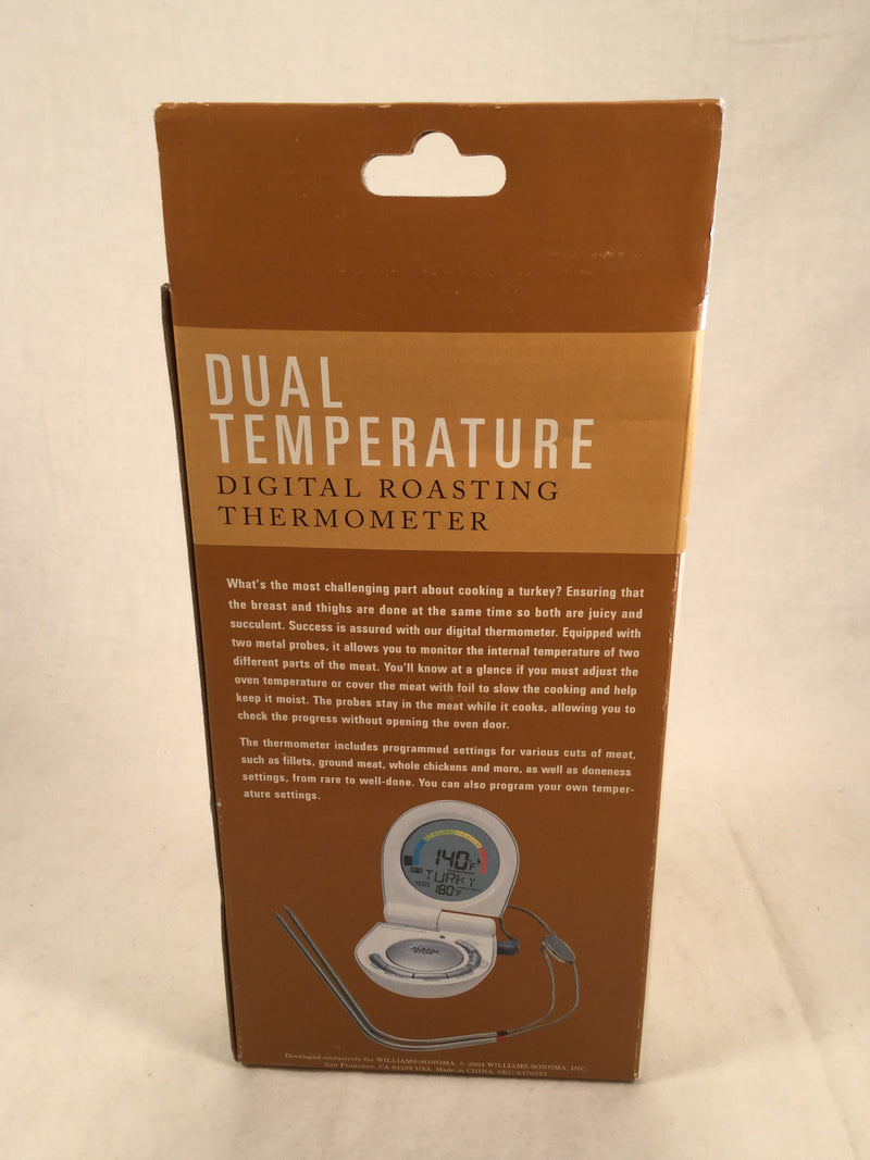 Dual Temperature Digital Roasting Thermometer