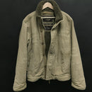 Distressed Mens Large ABERCROMBIE & FITCH Sherpa Lined ADIRONDACK Jacket /h