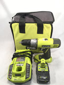 Ryobi Drill 18V Lithium + W/ Charger And Carrying Case