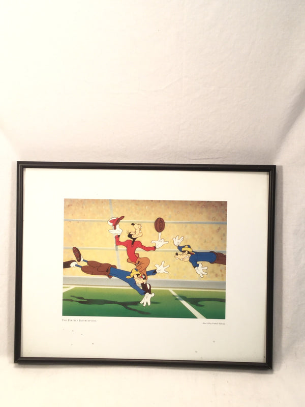 Disney “The Perfect Interception” How To Play Framed Print