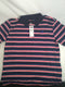 CHAPS cotton shirt youth boys L 14-16 blue white red stripes