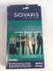 Sigvaris thigh high compression stockings (size LL) black color