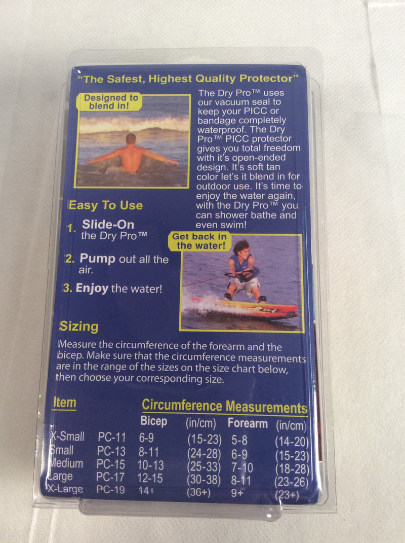 Dry Pro waterproof PICC protector (size LARGE PICC line)