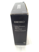 SEIKO Gold Tone-Solid Brass Table Clock Rotating Sphere QXG355GLH