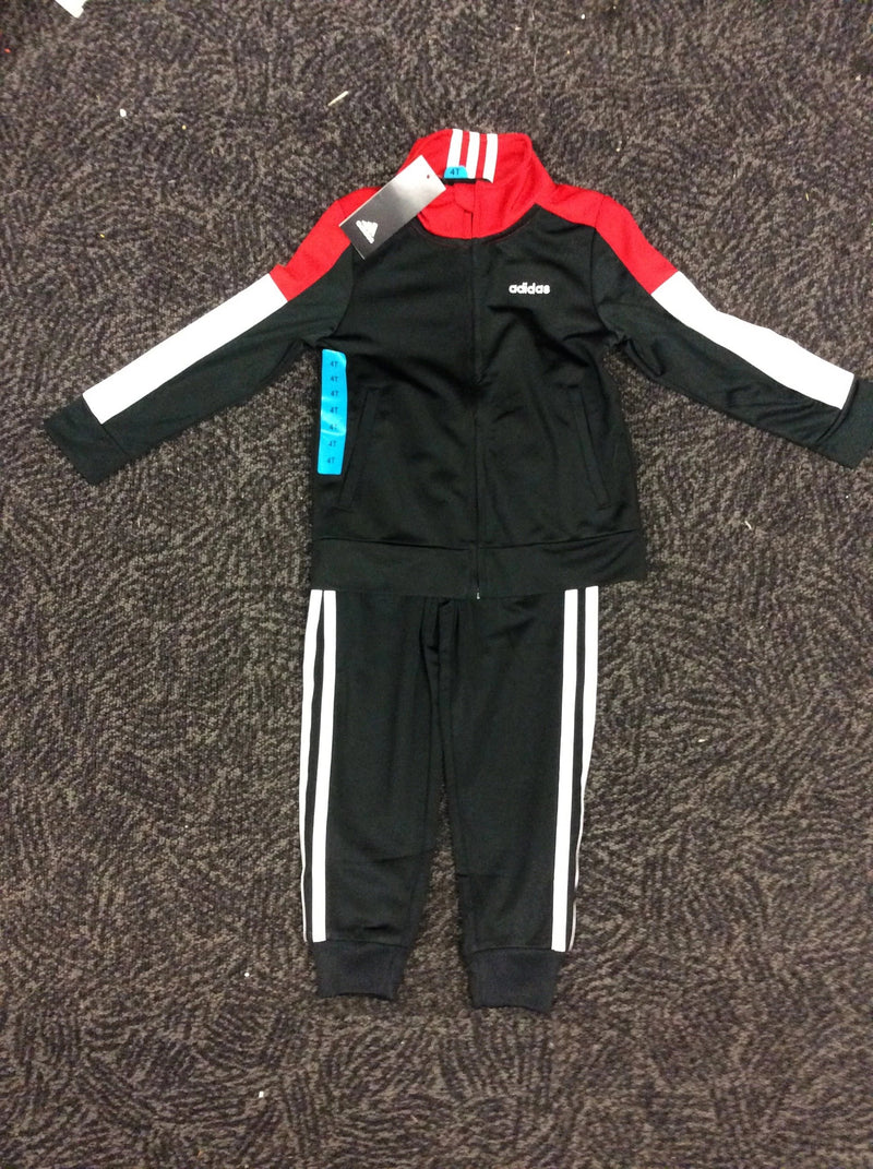 adidas Boys' Tricot Jacket & Pant Clothing Set