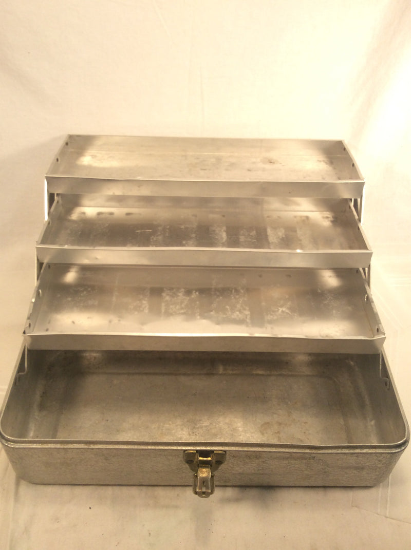 Vintage metal tool box