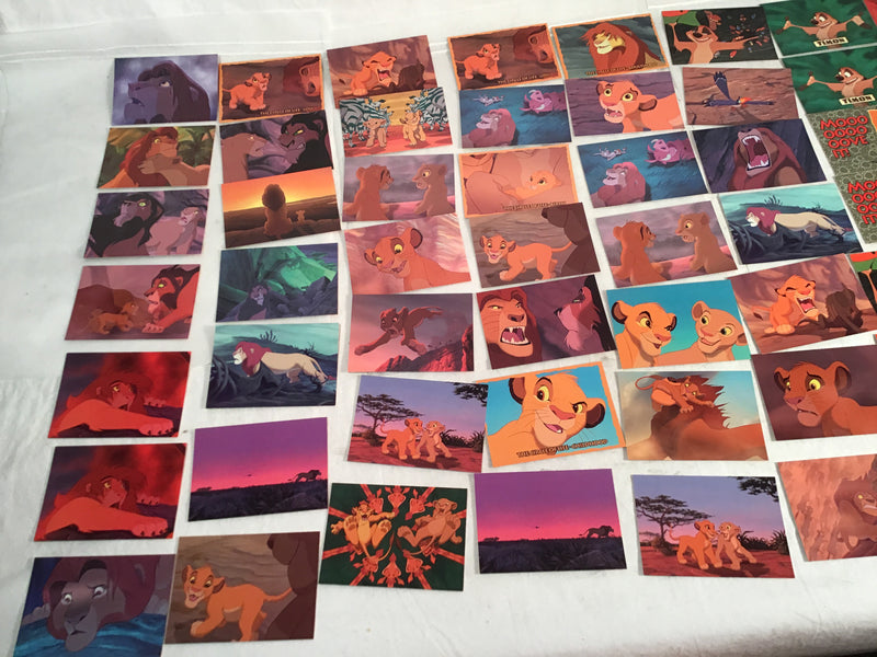 Disney Lion King collectible trading cards (280 cards)