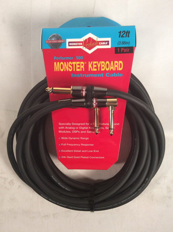 Monster keyboard performer 500 instrument 12ft cable