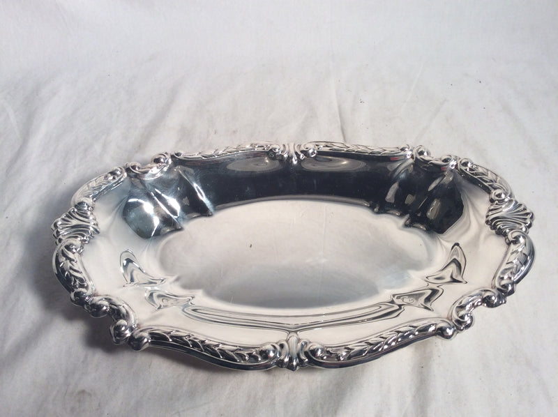 Silver serving platter