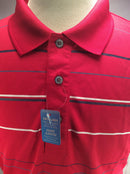 PGA TOUR dry fit fitted golf shirt men’s L red