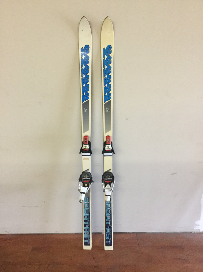 Vintage K2 SPORT-RST Skis W/ Bag And Kerma Vector Poles