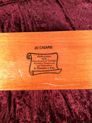 3 Wooden Collectible Cigar Cases (Empty)