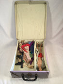 Vintage Barbie & Ken dolls W/doll cases and various clothes