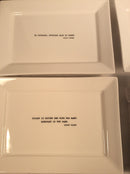 Oscar Wilde Literary Quote Cocktail Plates (4)