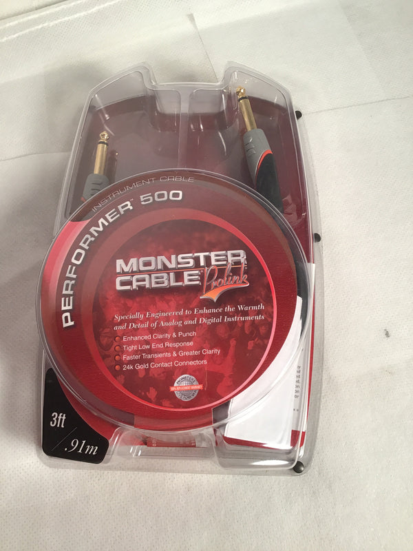 Monster performer 500 3ft instrument cable