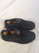 Herman survivor steel toe black shoes (size 9)