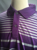 IZOD dry fit golf shirt men L stripes UPF 15