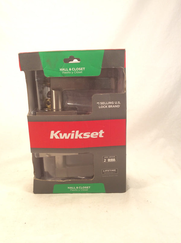 Kwikset 154-HFL-SQT Venetian Bronze Square Lever Hall and Closet